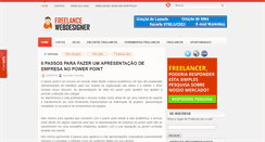Desktop Screenshot of freelancewebdesigner.com.br
