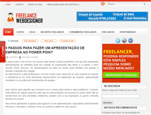 Tablet Screenshot of freelancewebdesigner.com.br